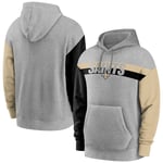 CHANGRAN Rugby Autumn And Winter New Orleans Saints Men's European And American Leisure Sports Pullover Hoodie Rugby Thin Fleece Jacket,L