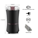 400W Electric Coffee Mill Grinder Beans Spices Nuts Grinding Machine For Home