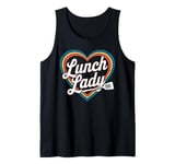 Lunch Lady Heart Cafeteria Worker Tank Top