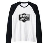 Mission Complete Gaming Victory Gamer Raglan Baseball Tee