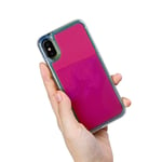 Liquid Neon Sand skal till iPhone X - Violet