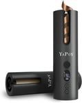 YAPOY Cordless Automatic Hair Curler Rechargeable Auto Curlers with 5 Temps & &