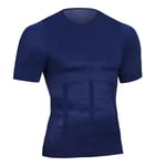 T-Shirt Correcteur De Posture Pour Homme, Collant, Modelant La Poitrine, Taille, Ventre, Amincissant, Coupe-Ventre