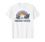 Disney The Lion King Hakuna Matata Distressed Rainbow Logo T-Shirt