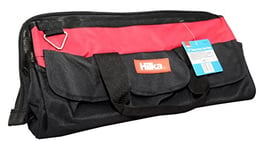 Hilka outils 77604018 Heavy Duty Sac à outil, Noir/rouge, 45,7 cm