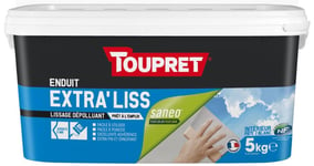 Enduit de lissage extra liss dépolluant Sanéo pâte 5kg TOUPRET