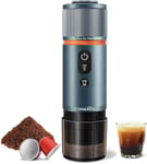 CONQUECO Portable Espresso Coffee Machine: 12V Electric Small Travel Expresso Ma