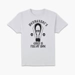 The Addams Family Wednesday's Child Is Full Of Woe Men's T-Shirt - White - XXL - White