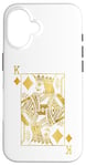 Coque pour iPhone 16 Lucky Poker Cards Knight King of Diamonds Game Casino