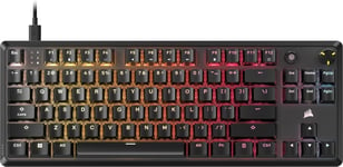 K70 Core Tkl Rgb Tenkeyless Clavier De Jeu Mécanique-Commutateurs Linéaires Mlx Red V2-Linéaires Pré-Graissés-Réduction Du Bruit Double Couche-Capuchons De Touches Abs