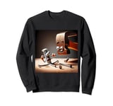 Fantasy Cute Crying Nail Wood Sweatshirt