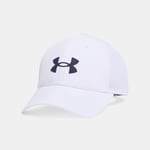 Casquette Under Armour Drive Rope Snapback Jordan Spieth pour homme Blanc / Midnight Bleu Marine TAILLE UNIQUE