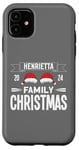 iPhone 11 Celebrating 2024 Family Christmas - Henrietta Christmas Case