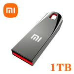 Xiaomi-Clé USB portable en métal,mémoire étanche,disque U,transfert USB 3.0,haute vitesse,2 To,1 To - Type Dark Grey 1T