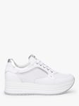 NeroGiardini Leather Perforated Flatform Trainers