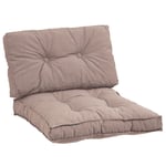 Glasgow Romeo/Julia loungedynor taupe 63-68 cm