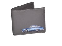 CHARLOTTE POSNER  Classic Car Leather Bifold Wallet  Grey  Boxed   RRP £45