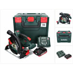 Ks 18 ltx 57 Scie circulaire portative sans fil 18 v 165 mm + 1x Batterie 4,0 Ah + Chargeur + Coffret x - Metabo