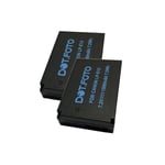 2x Battery for Canon LP-E12 1000mAh EOS M M2 M10 M50 M100 100D PowerShot SX70 HS