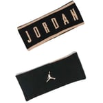 Nike Air Jordan Jumpman Seamless Knitted Reversible Headband Black Gold