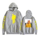 Billie Eilish Unisex Sweatshirt Huvtröja Estetisk Grå A h M Gray A