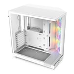 NZXT H6 Flow RGB ATX PC Case - All White CC-H61FW-R1