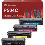 Toner Kingdom CLT-P504C Cartouches de Toner Compatible pour Samsung CLT-P504C K504S pour Xpress C1860FW C1810W CLX-4195FW CLX-4195FN CLX-4195N CLP-415N CLP-415NW (K504S C504S M504S Y504S, 4-Pack)