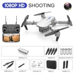 1080P White Bag 2023 E88Pro RC Drone 4K Professinal Avec 1080P Grand Angle HD Caméra Pliable Hélicoptère WIFI FPV Hauteur Tenir Cadeau Jouet ""Nipseyteko