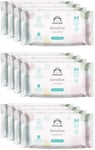 Huggies Pure Baby Wipes Sensitive Unscented 1008 Count Wipes (18 Packs of 56)