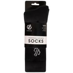 Dare 2b Adult's Essentials Sports Socks 3 Pack Black, Size: UK6-8 - Sale