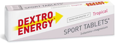 Dextro Energy Sports Tablets, 47 g, 24 Packs, Glucose Tablets, MultiVitamin with