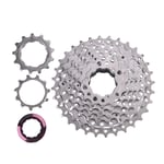 Gojiny VTT Cassette Vélo Roue Libre 8 Vitesses 11-32 T Anti-Rouille Vélo Cassette Pignon Cyclisme Accessoire de Remplacement