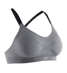 X-Bionic Women Energizer 4.0 Sports Bra - Pearl Grey Melange, X-Large