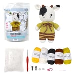 KNITTY CRITTERS - Hello Buddies Crochet Kit - Milo The Bull