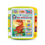 VTech - Le Grand Livre Interactif des Dinosaures, Imagier Sonore, Livre Tactile Enfant, Dinosaure Jouet Éducatif, 14 Pages Illustrées et Interactives, Cadeau Enfant Dès 3 Ans - Contenu en Français