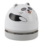 (Panda) Mini Desktop Vacuum Cleaner AA Battery Powered Handheld Portable