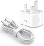 Charger for New AirPods 4, Airpods Pro (2nd generation), 20W USB C AirPods Pro 2nd Gen Charger Cord, USB C to USB C Woven Cable for AirPods 4 Wireless Earbuds, IPhone 15 Charging Cord Power Adapter