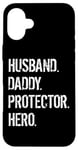 Coque pour iPhone 16 Plus Cool Father Dad Mari Daddy Protector Hero