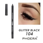 Matte Eyeliner Pencil Eye Makeup Charming 104 Glitter Black