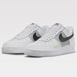 Baskets basses Nike  AIR FORCE 1 BLANC GRIS