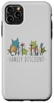 Coque pour iPhone 11 Pro Max Cat Tax Family Discount Médias sociaux Tendance Mème