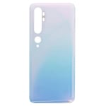 Vitre arrière Cache Batterie Coque Couvercle pour Xiaomi Mi Note 10 / Pro Logo adhesif Inclus Back Cover Glass blanc