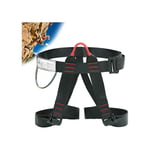 Harnais d'escalade, Baudrier Escalade Harnais, Homme Femme Ceinture de Sécurité Baudrier Escalade, Demi-sangle large pour l'alpinisme, pour