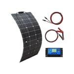 Kit de panneaux solaires, conception flexible, production d'énergie portable, système solaire 100 W