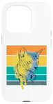 Coque pour iPhone 15 Pro Chat Sphynx avec écouteurs Propriétaire de chat Amateur de