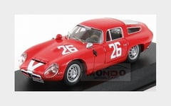 1:43 Best Alfa Romeo Tz1 #26 1000Km Monza 1965 Pianta Sala Red BE9780 Modellino