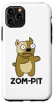 Coque pour iPhone 11 Pro Zom Pit Funny Zombie Pitbull Jeu de mots