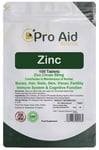 ZINC Tablets Supplement 50mg 100 Pack IMMUNE & SEXUAL Health MADE IN UK