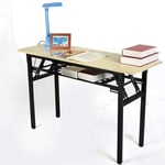 Home Accessories Portable Folding Computer Desk Table Foldable Student Writing Desk Laptop Folding Desk No Assembly Required with Adjustable Legs for Small Space Home Office School (Size : 80 * 60c