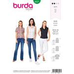 Burda 6527 - Bluse EUR: 34-46, US: 8-20